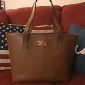 Michael Kors Camel Leather Tote